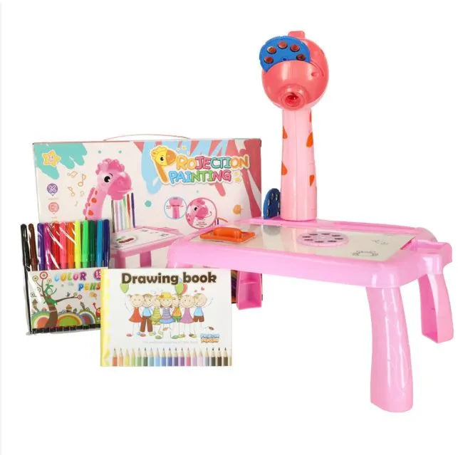 3 in 1 LED Projector Drawing Table