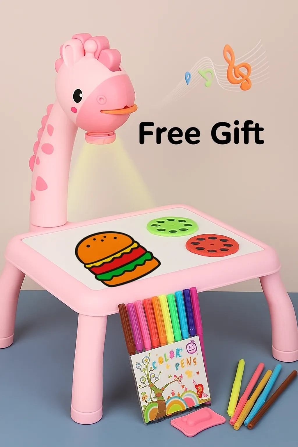 3 in 1 LED Projector Drawing Table