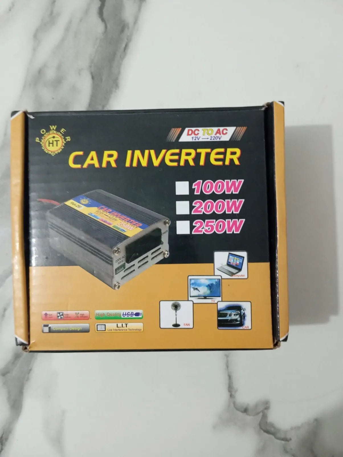 DC TO AC CAR INVERTER 220 WATT