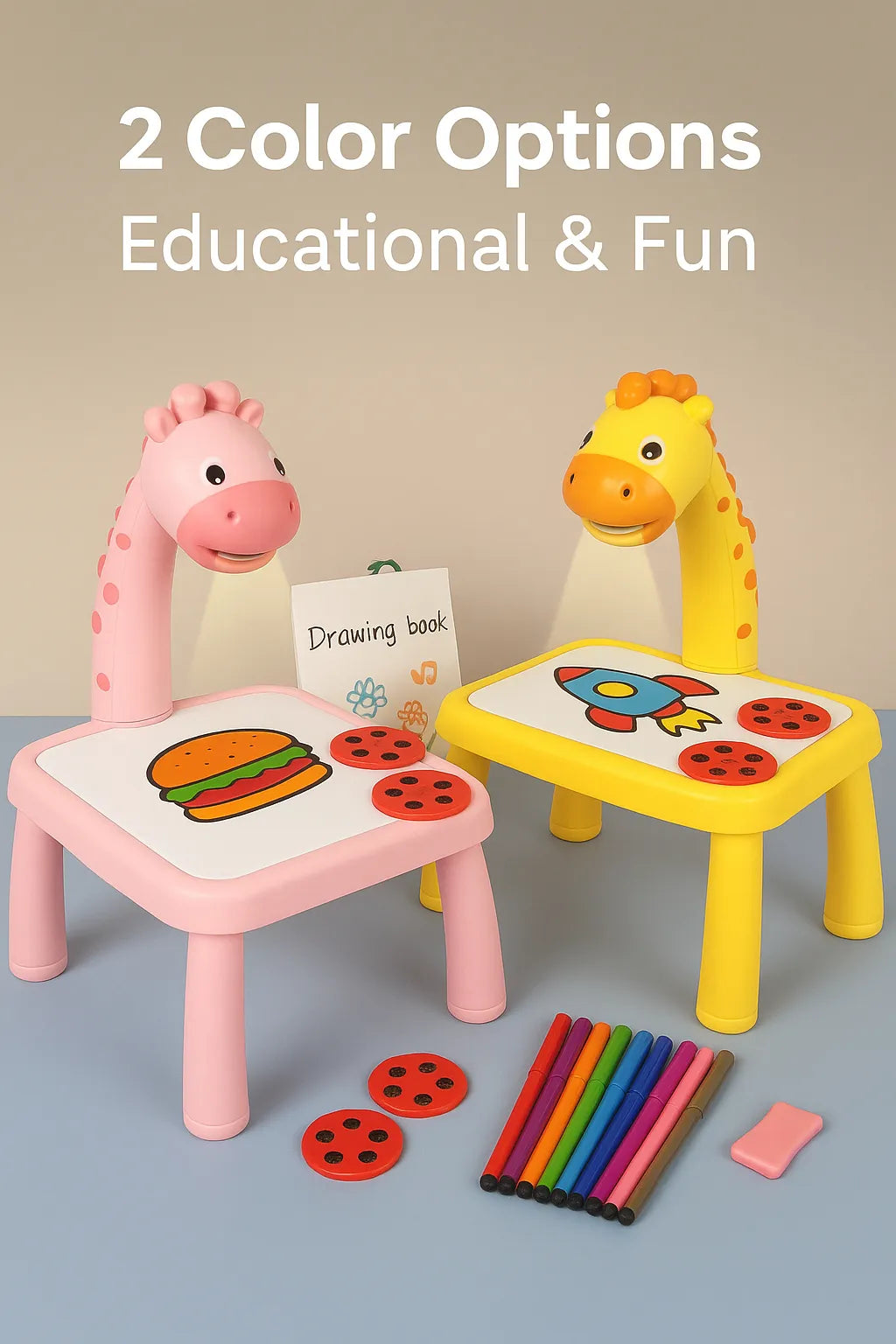 3 in 1 LED Projector Drawing Table