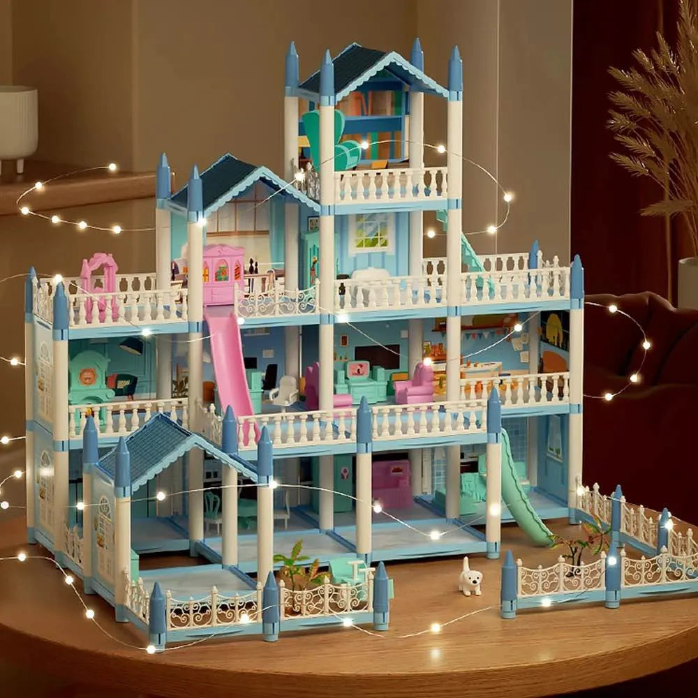 Pink or blue color Doll House