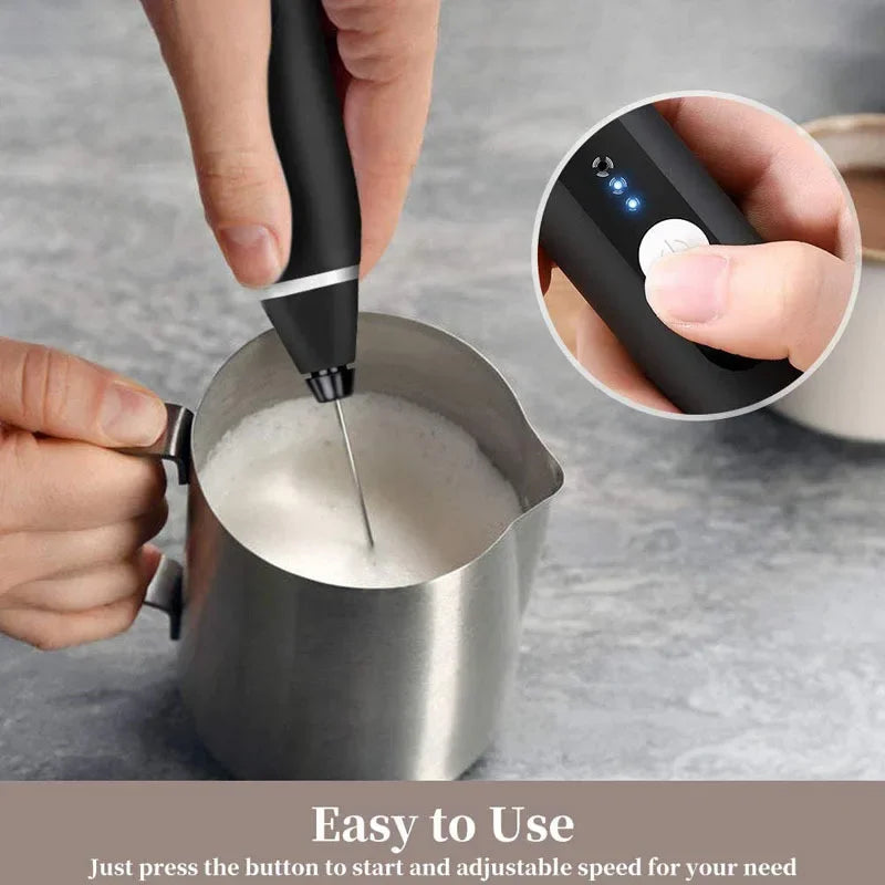 Portable Electric Milk Frothers Handheld Blender