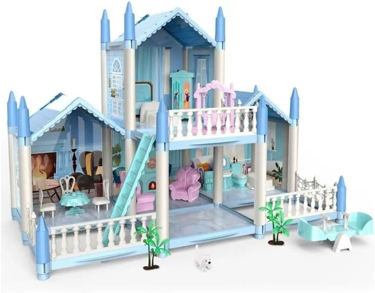Pink or blue color Doll House