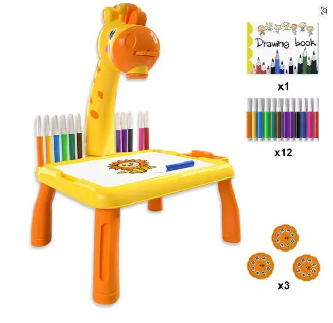 3 in 1 LED Projector Drawing Table