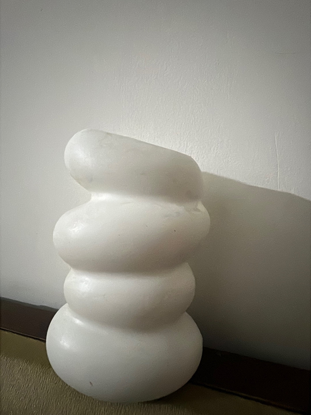 Elegant Wavy Plastic Vase