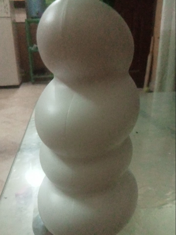 Elegant Wavy Plastic Vase